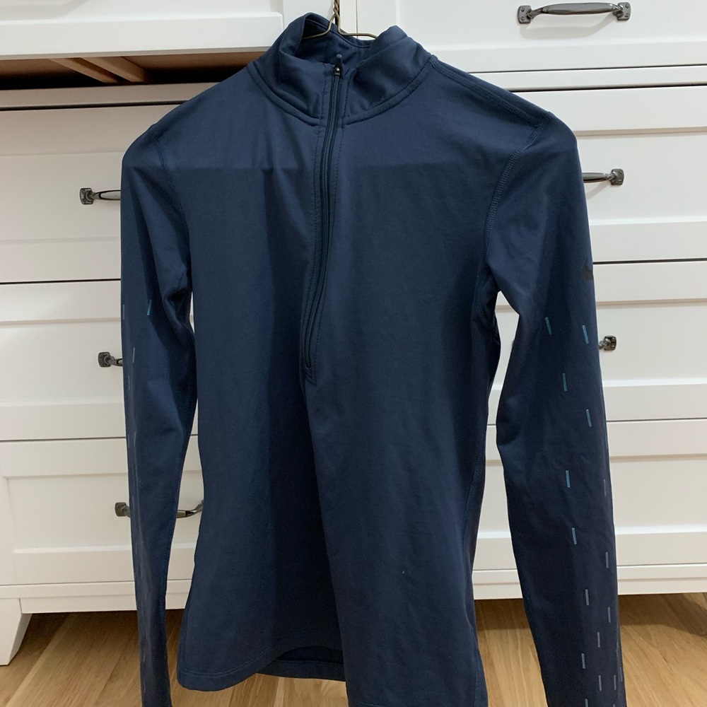 Blue Nike Dri-Fit Quarter ZIP